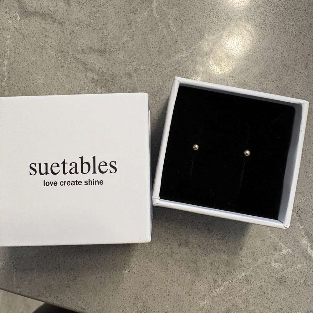 Gold Stud Earrings